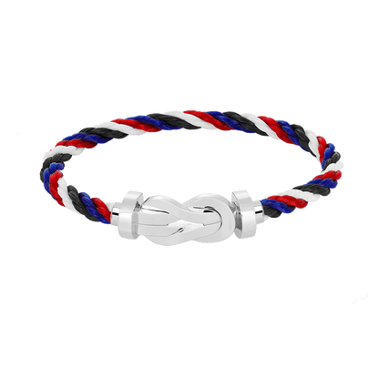 [Luna Brilliance]CHANCE LARGE 8 FIGURE BUCKLE NO DIAMOND BRACELET SILVER