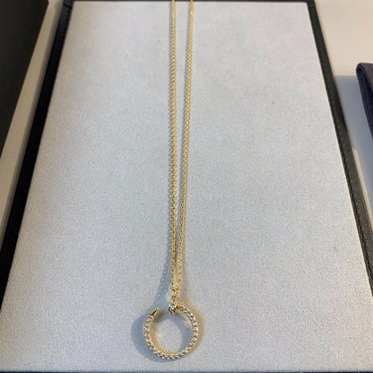 [Luna Brilliance]JUSTE NECKLACE GOLD DIAMONDS