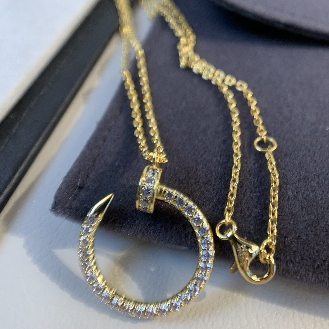 [Luna Brilliance]JUSTE NECKLACE GOLD DIAMONDS