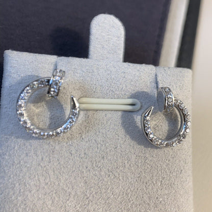 [Luna Brilliance]JUSTE EARRINGS SILVER DIAMONDS