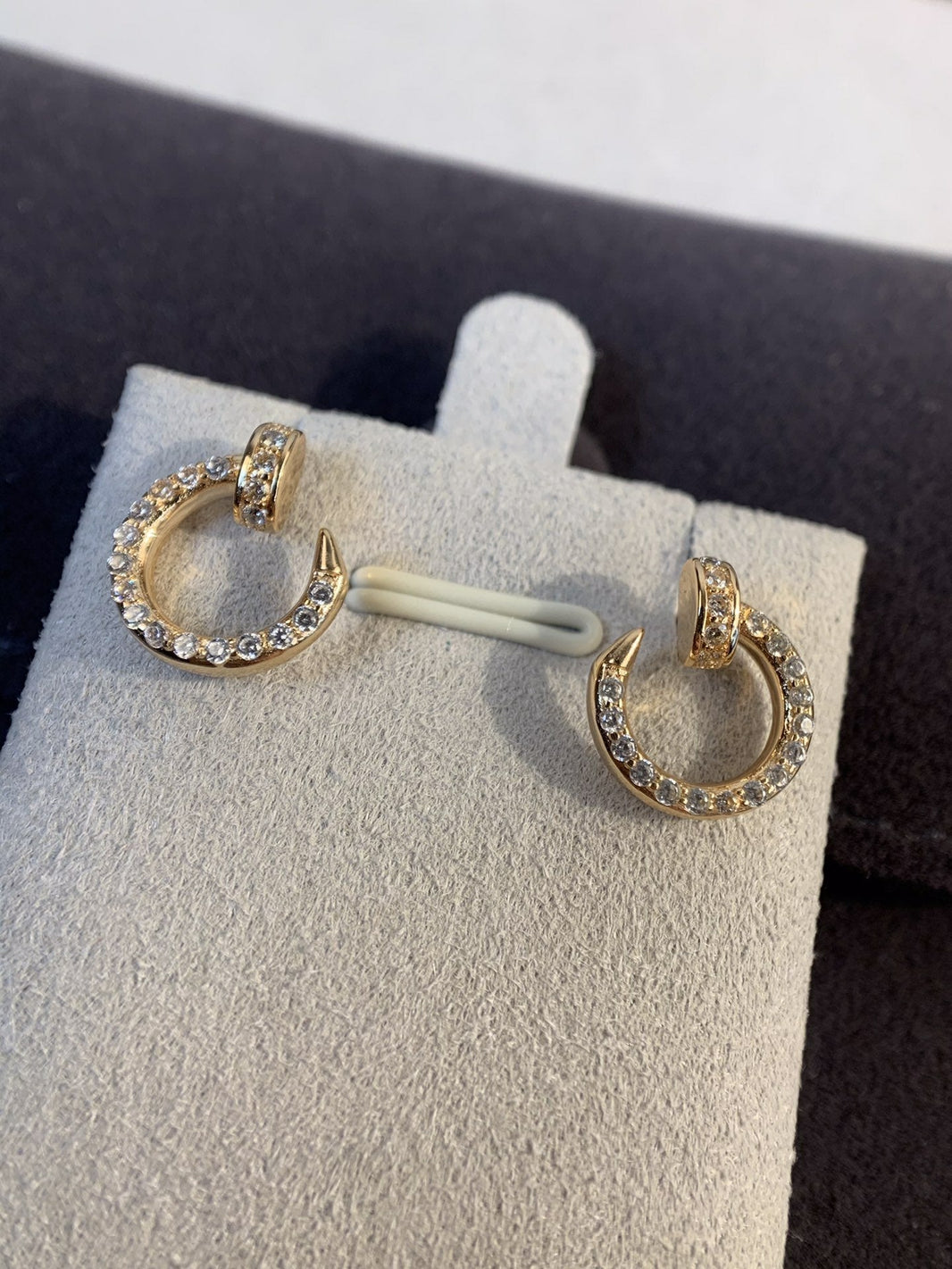 [Luna Brilliance]JUSTE EARRINGS GOLD DIAMONDS