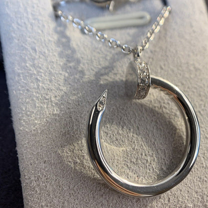 [Luna Brilliance]JUSTE NECKLACE SILVER