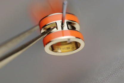 [Luna Brilliance]MINI POP H EARRINGS ORANGE