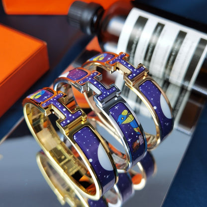 [Luna Brilliance]H STAR AND MOON BRACELET 12MM