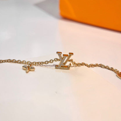 [Luna Brilliance]LOGO STAR MOTIF GOLD BRACELET