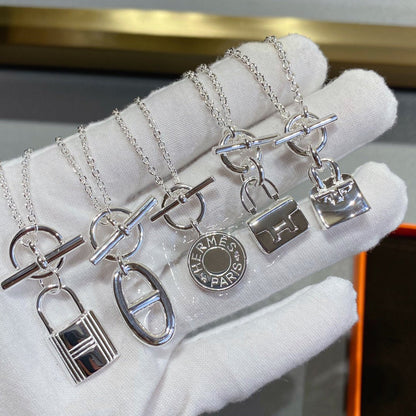 [Luna Brilliance]CONSTANCE PEDANT SILVER NECKLACE