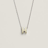 [Luna Brilliance]HM CLIC YELLOW ENAMEL GOLD NECKLACE