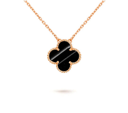 [Luna Brilliance]CLOVER 15MM SINGLE FLOWER NECKLACE COLLECTION