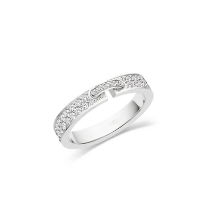 [Luna Brilliance]ALLIANCE LIENS VIDENCE PAVED DIAMOND 4MM RING