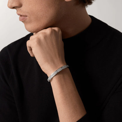 [Luna Brilliance]LOVE BRACELET 6.1MM DIAMOND-PAVED 10 BIG DIAMONDS