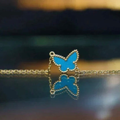 [Luna Brilliance]BUTTERFLY TURQUOISE BUTTERFLY BRACELET
