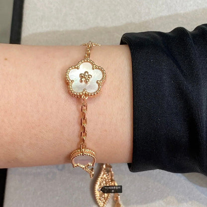 [Luna Brilliance]LUCKY SPRING 5 MOTIF BRACELET