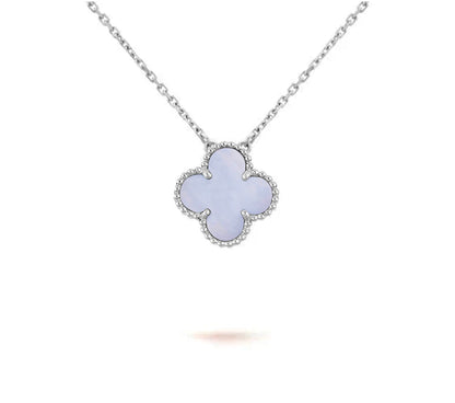 [Luna Brilliance]CLOVER 15MM NECKLACE SILVER COLLECTION