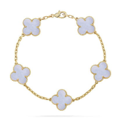 [Luna Brilliance]CLOVER GOLD BRACELET COLLECTION,5 MOTIFS
