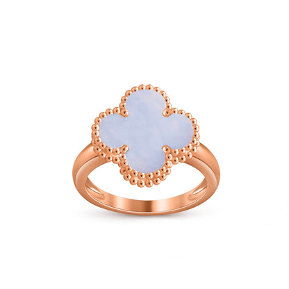 [Luna Brilliance]CLOVER RING ROSE GOLD COLLECTION