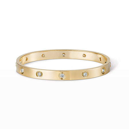 [Luna Brilliance]LOVE BRACELET 6.1MM 10 DIAMONDS