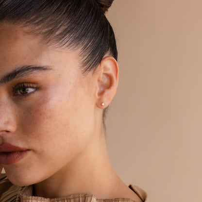 Opal Flat Back Studs