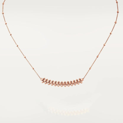 [Luna Brilliance]CLASH PINK GOLD NECKLACE