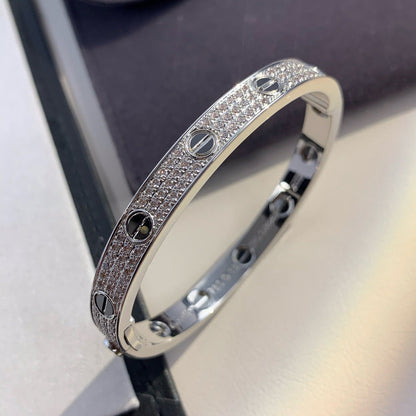 [Luna Brilliance]LOVE BRACELET 6.1MM DIAMOND-PAVED CERAMIC