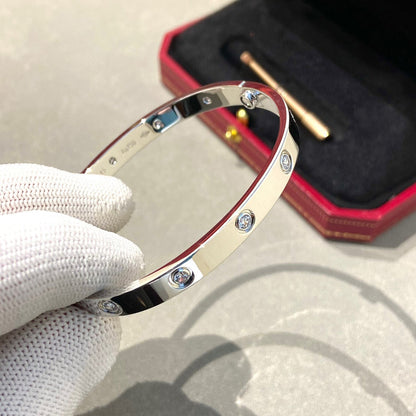 [Luna Brilliance]LOVE BRACELET 6.1MM 10 DIAMONDS