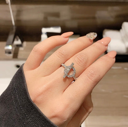 [Luna Brilliance]ECHAPPEE RING SILVER DIAMOND