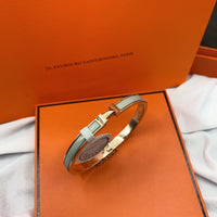 [Luna Brilliance]CLASSIC HM CLIC GREEN 8MM ENAMEL BRACELET