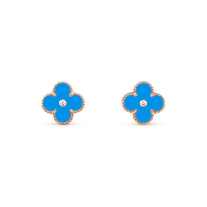 [Luna Brilliance]CLOVER  15MM DIAMOND EARRINGS COLLECTION