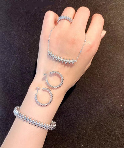 [Luna Brilliance]CLASH SILVER BRACELET