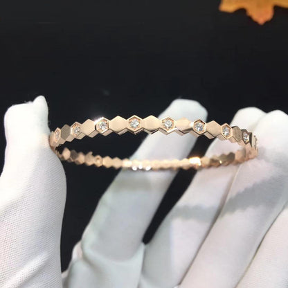 [Luna Brilliance]BEE LOVE SILVER DIAMOND BRACELET