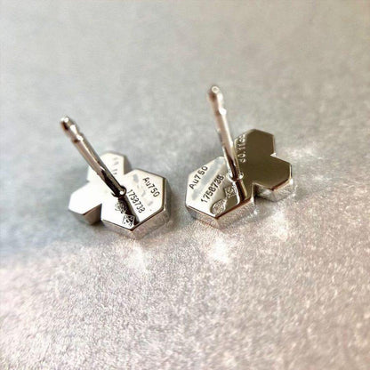 [Luna Brilliance]BEE LOVE SILVER DIAMOND EARRINGS