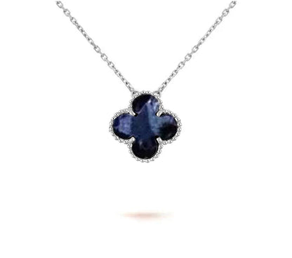 [Luna Brilliance]CLOVER 15MM NECKLACE SILVER COLLECTION