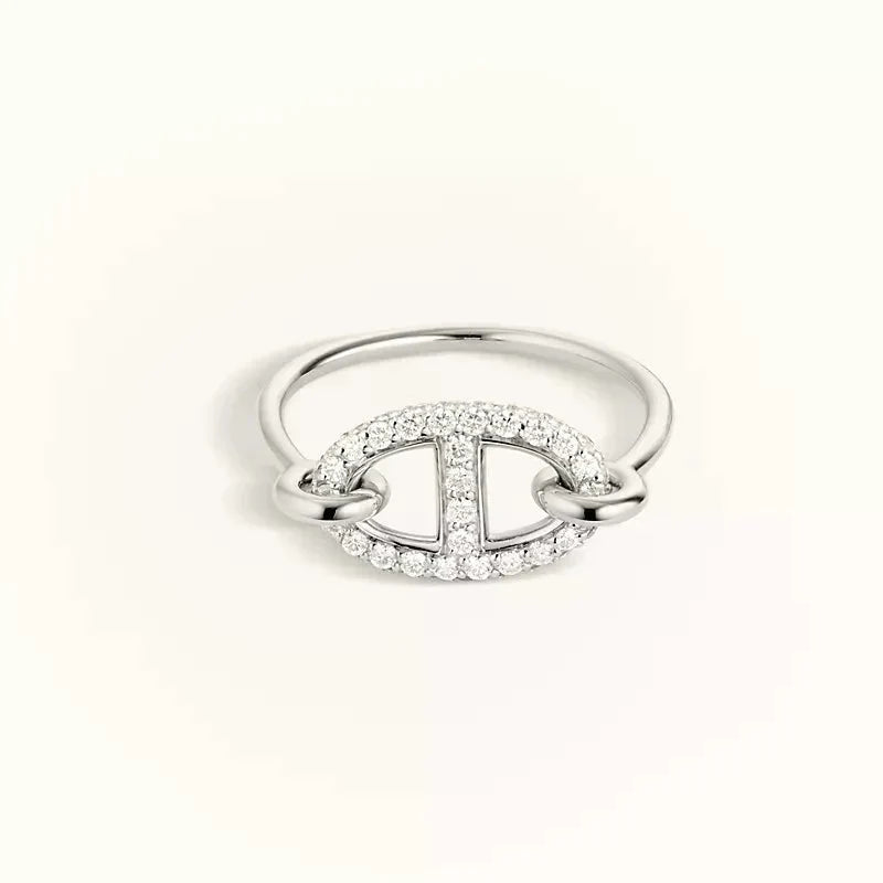[Luna Brilliance]RONDE SMALL SILVER DIAMOND RING