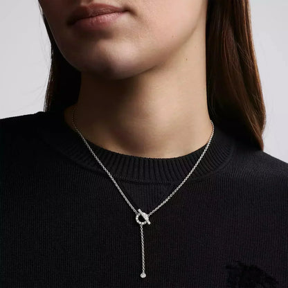 [Luna Brilliance]FINESSE SILVER DIAMOND NECKLACE