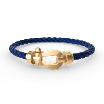 [Luna Brilliance]FORCE LARGE HORSESHOE NO DIAMOND BRACELET GOLD