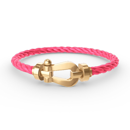 [Luna Brilliance]FORCE LARGE HORSESHOE NO DIAMOND BRACELET GOLD
