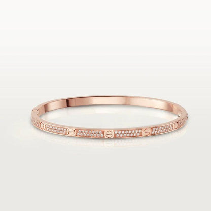 [Luna Brilliance]LOVE BRACELET 3.65MM DIAMOND-PAVED