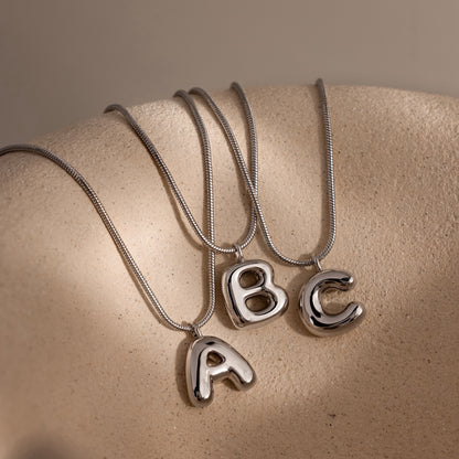 Bubble Letter Necklace